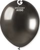 Gemar Balony chromowane Grafitowe, AB50, 13 cm, 100 szt.