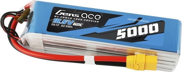 Gens ace Μπαταρία LiPo Gens ace Bashing 5000mAh 18.5V 60C 5S1P - XT90