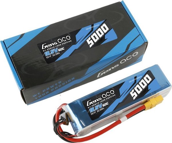 Gens ace Μπαταρία LiPo Gens ace Bashing 5000mAh 18.5V 60C 5S1P - XT90
