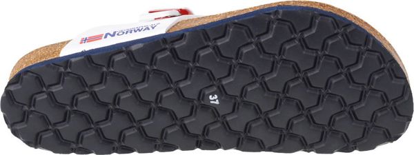 Geographical Norway Γυναικεία Σανδάλια Flip-Flop Infradito GNW20415-34, Λευκά, Μέγεθος 36