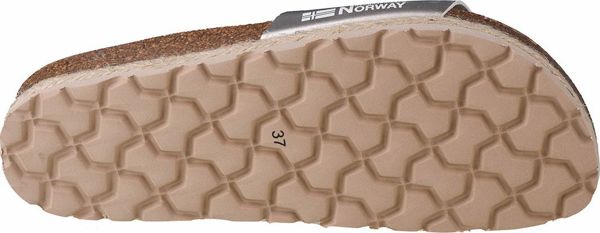 Geographical Norway Γυναικεία Πέδιλα Baja Verano GNW20406-26 από Συνθετικό Δέρμα, Ασημί, Νο 37