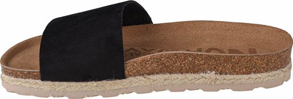 Geographical Norway Sandalias Baja Γυναικεία Καλοκαιρινά Πέδιλα, Συνθετικό Δέρμα, Μαύρο, 36