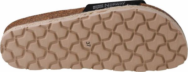 Geographical Norway Sandalias Baja Γυναικεία Καλοκαιρινά Πέδιλα, Συνθετικό Δέρμα, Μαύρο, 36