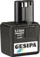 GESIPA Μπαταρία λιθίου-ιόντων, 14,4 V/4,0 Ah GESIPA
