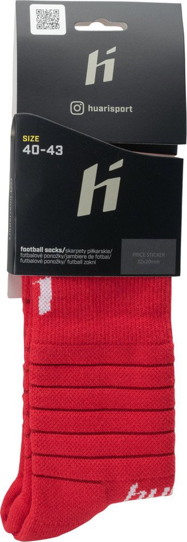 Huari Ποδοσφαιρικές Κάλτσες Lony Socks, Μαύρες, Μέγεθος 40-43