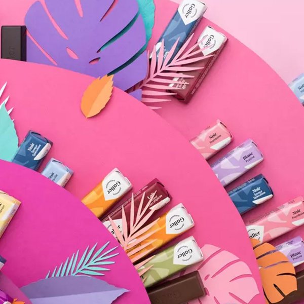 Κουτί δώρου με μίνι μπάρες Galler Mini Batons Assortment, 24 τεμ.