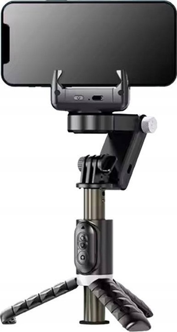 Gimbal Apexel Gimbal/τρίποδο με λάμπα APEXEL Q18 (μαύρο)