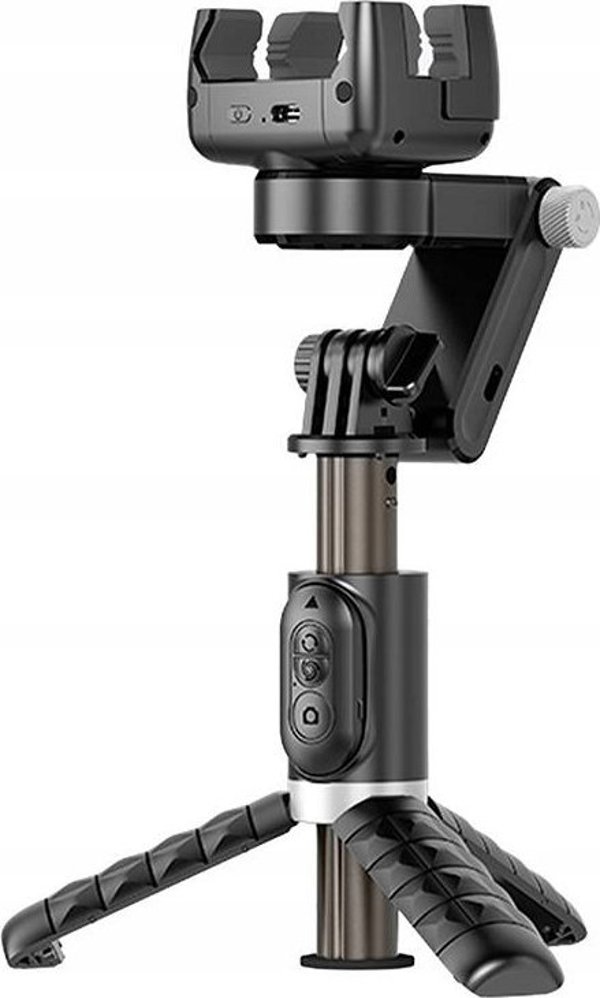 Gimbal Apexel Gimbal/τρίποδο με λάμπα APEXEL Q18 (μαύρο)