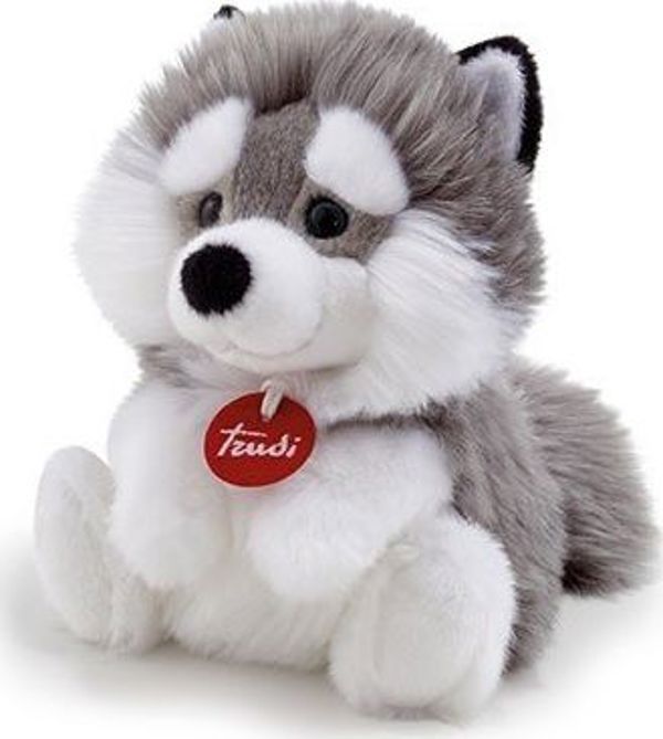 Giochi Trudi Λούτρινο Σκυλάκι Husky Deluxe, 0+ Ετών, Γκρι/Λευκό/Μαύρο