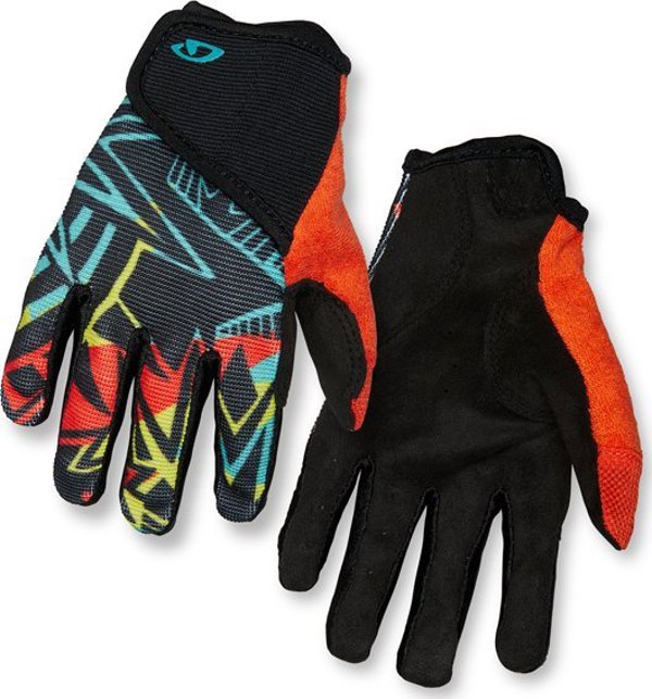 Γάντια νεανικά Giro DND JR II με μακρύ δάχτυλο Μέγεθος: XS, Επιλέξτε χρώμα: Screaming Teal Neon Pink