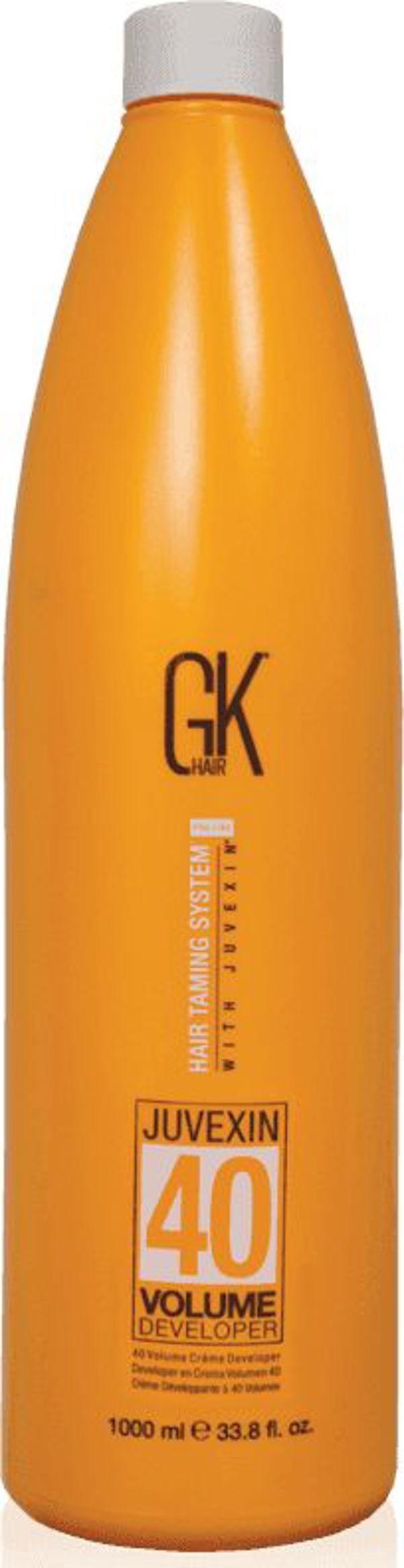 GK Hair (Global Keratin) Developer 40 Vol. 12%, Προστατευτική Κρέμα Ξανθιστική, 1000ml