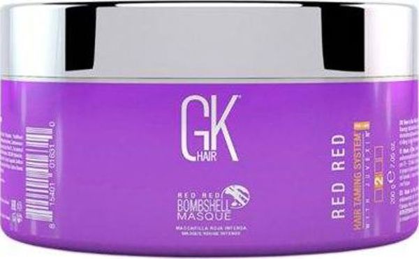 GK HAIR (Global Keratin) Bombshell Μάσκα Μαλλιών, Red, 200ml