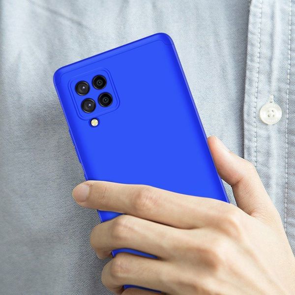 GKK GKK 360 Προστατευτική Θήκη για ολόκληρη την κατασκευή μπροστά + πίσω Samsung Galaxy A42 5G μπλε