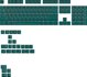 Glorious Glorious GPBT Basics Keycaps, ANSI Layout (US), PBT, Dye-Sub - Totem Green