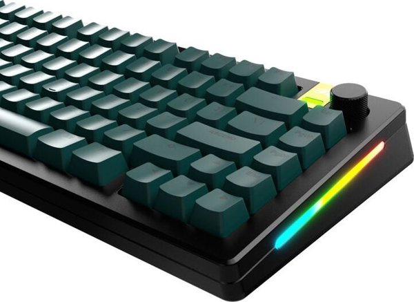 Glorious Glorious GPBT Basics Keycaps, ANSI Layout (US), PBT, Dye-Sub - Totem Green