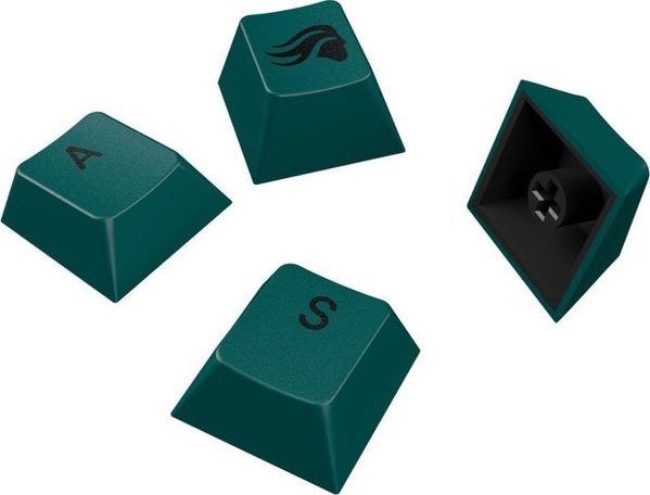 Glorious Glorious GPBT Basics Keycaps, ANSI Layout (US), PBT, Dye-Sub - Totem Green