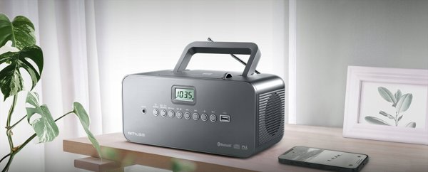 Φορητό ηχείο Muse Muse | Φορητό Bluetooth, Ραδιόφωνο CD/MP3 Player με USB | M-30BT | Bluetooth | Μαύρο | Φορητό | Ασύρματη σύνδεση