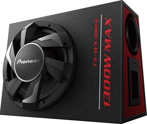 Pioneer TS-WX300A, Ενεργό υπογούφερ, 20 - 130 Hz, 113 dB, 50 - 125 Hz, Μαύρο, Φερρίτης