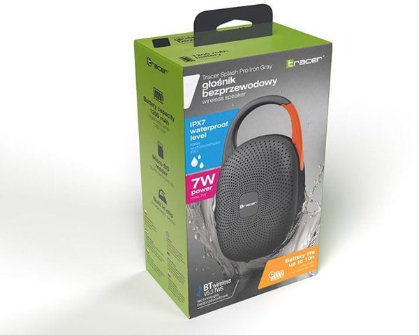 Ηχεία TRACER Splash PRO TWS BT Iron Gray
