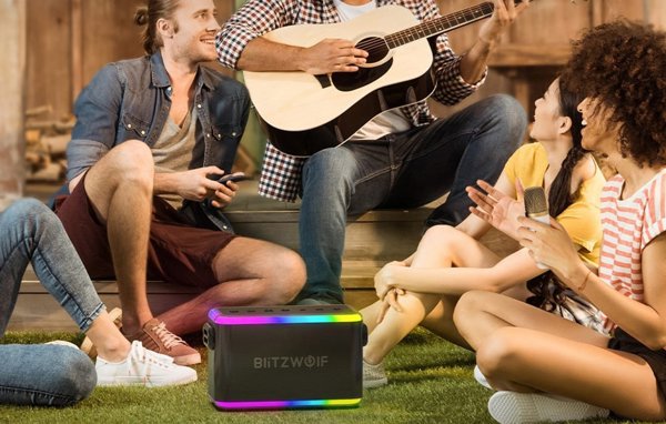 Ηχείο Blitzwolf Ασύρματο ηχείο bluetooth Blitzwolf BW-WA6 RGB 80W