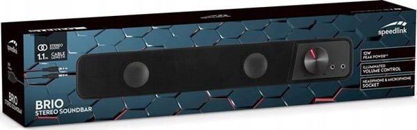 Ηχεία υπολογιστή Speedlink Brio (SL-810200-BK)