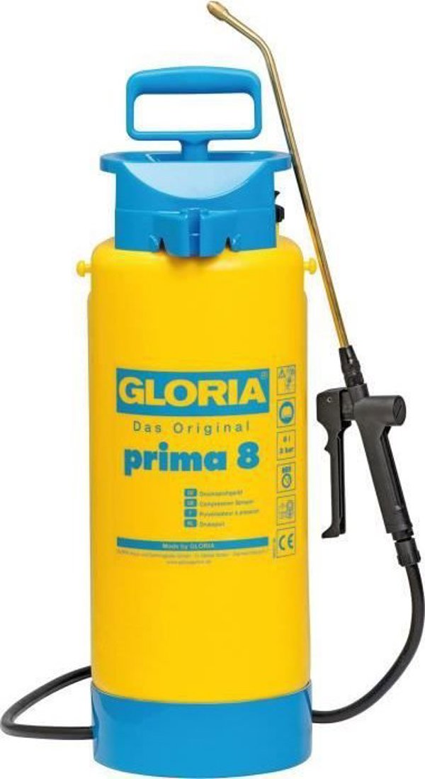 Gloria GLORIA - Prima 8 - Πιεστικός ψεκαστήρας 8L με λόγχη και ορειχάλκινο ακροφύσιο