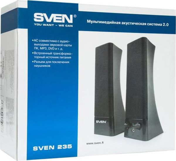 Ηχεία υπολογιστή Sven 235 (SV-0110235BK)