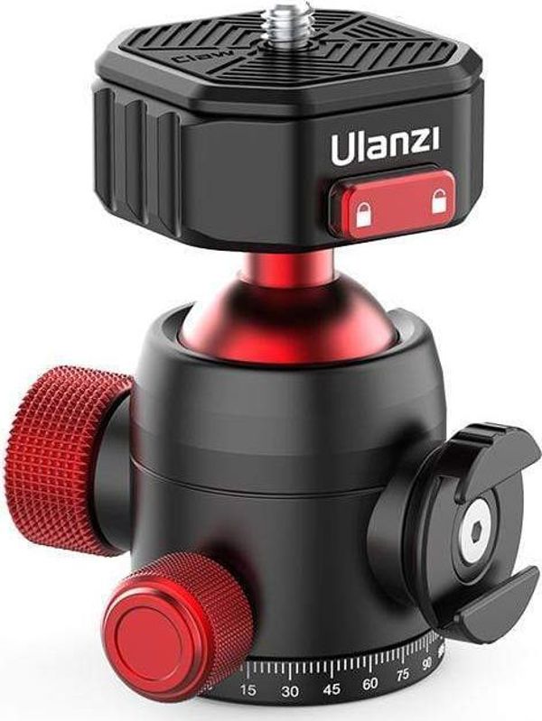 Κεφαλή Ulanzi Σφαιρική Κεφαλή 3D 1/4 3/8 Arca Swiss Ulanzi U-100