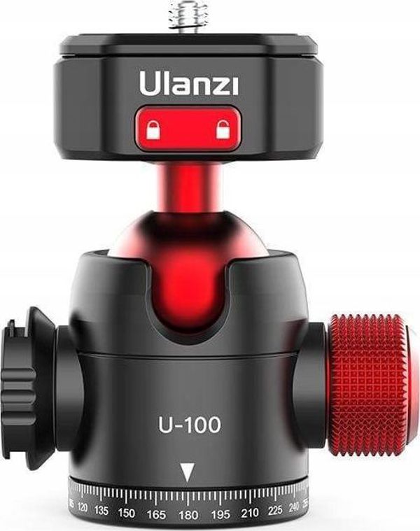 Κεφαλή Ulanzi Σφαιρική Κεφαλή 3D 1/4 3/8 Arca Swiss Ulanzi U-100