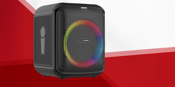 Φορητό Ηχείο Bluetooth Energizer με RGB Φωτισμό, Μπαταρία 6000mAh, FM, USB & MP3
