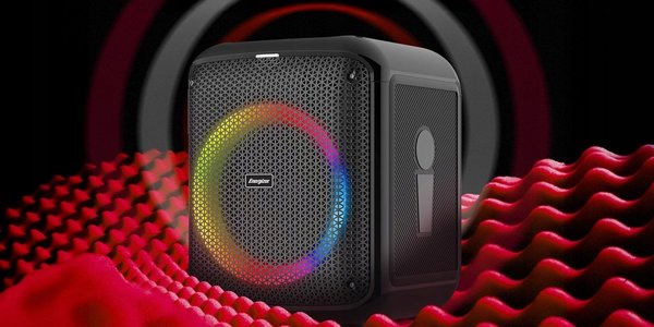 Φορητό Ηχείο Bluetooth Energizer με RGB Φωτισμό, Μπαταρία 6000mAh, FM, USB & MP3