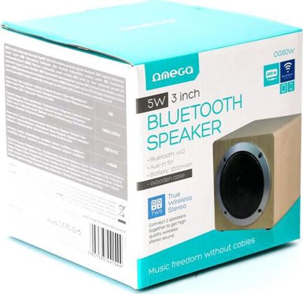 Ηχείο Omega OG60W καφέ (44154)