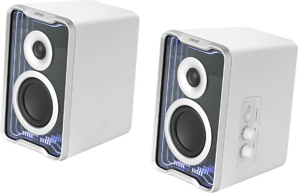 Edifier QR30 Επιτραπέζια ηχεία λευκό   Bluetooth,RGB λιανική