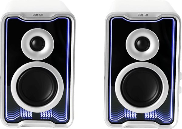 Edifier QR30 Επιτραπέζια ηχεία λευκό   Bluetooth,RGB λιανική