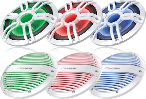 Pioneer UD-ME100LED Marine Ηχείο Αυτοκινήτου - 10" LED Φωτιζόμενο Υπογούφερ