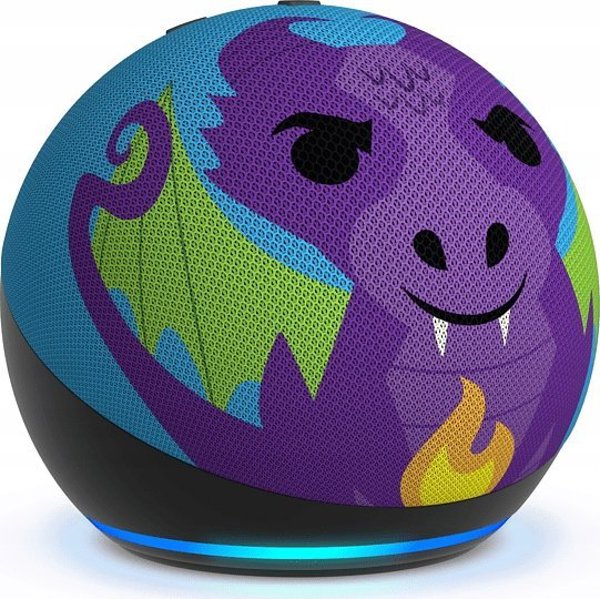 Ηχείο Amazon Amazon Echo Dot Kids (5η Γενιά), Amazon Alexa, Σφαιρικό, Πολύχρωμο, Γερμανικά, Αγγλικά, Ισπανικά, Γαλλικά, Ιταλικά, Android, Fire OS, 4.4 εκ.