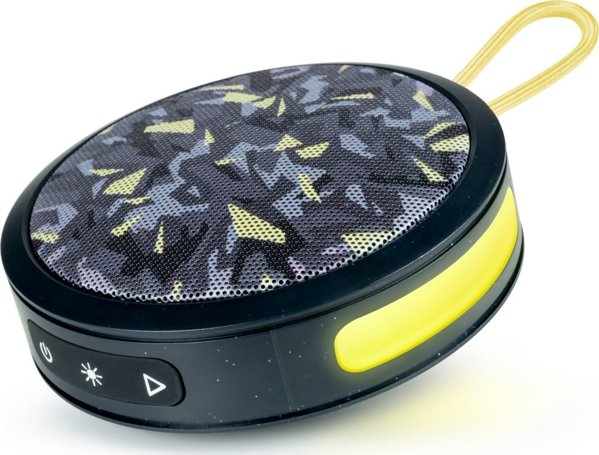 Ηχείο BigBen Big Ben Ηχείο Bluetooth Party Nano Φωτισμός 15W Camo Μαύρο Κίτρινο