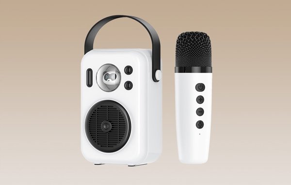 Ηχείο Soundpeats Ασύρματο ηχείο Soundpeats Hi-sing με μικρόφωνο (λευκό)