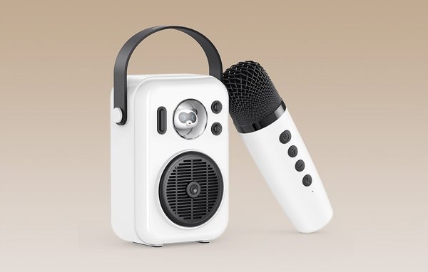 Ηχείο Soundpeats Ασύρματο ηχείο Soundpeats Hi-sing με μικρόφωνο (λευκό)