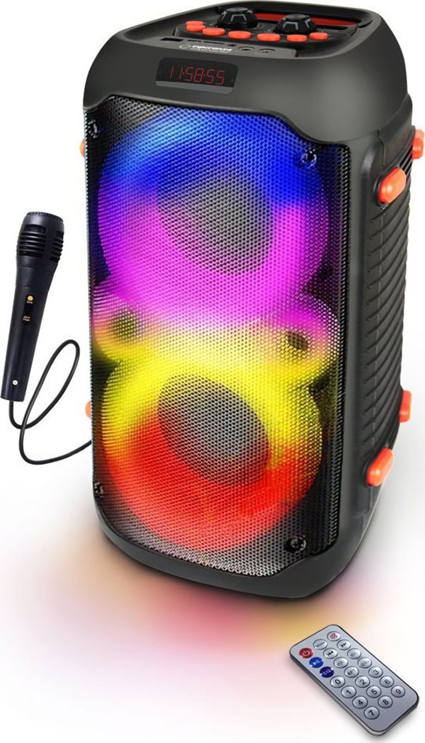 Ηχείο Esperanza ESPERANZA ΗΧΕΙΟ BT FM LED RGB KARAOKE SINGER EP156