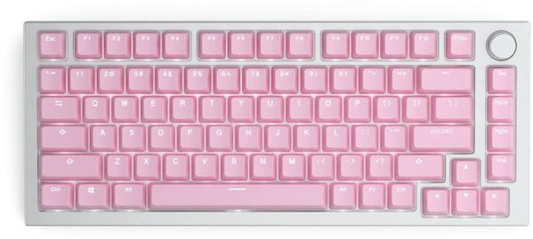 Glorious GMMK ABS Doubleshot V2 UK Base Kit - Πληκτρολόγιο Gaming, Ροζ