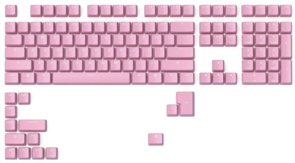 Glorious GMMK ABS Doubleshot V2 UK Base Kit - Πληκτρολόγιο Gaming, Ροζ