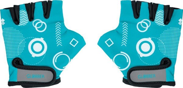 Παιδικά γάντια Globber XS 2+ / Teal - Shapes 528-005