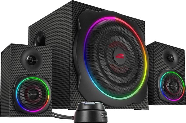 Ηχεία υπολογιστή Speedlink Gravity Carbon RGB (SL-830100-BK)