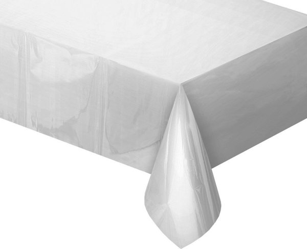 GoDan Μεταλλικό ασημί τραπεζομάντηλο, 137x183cm