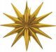Μπαλόνι αλουμινίου GoDan Αστέρι 3D χρυσό 50x46 FG-G3ZL 92353