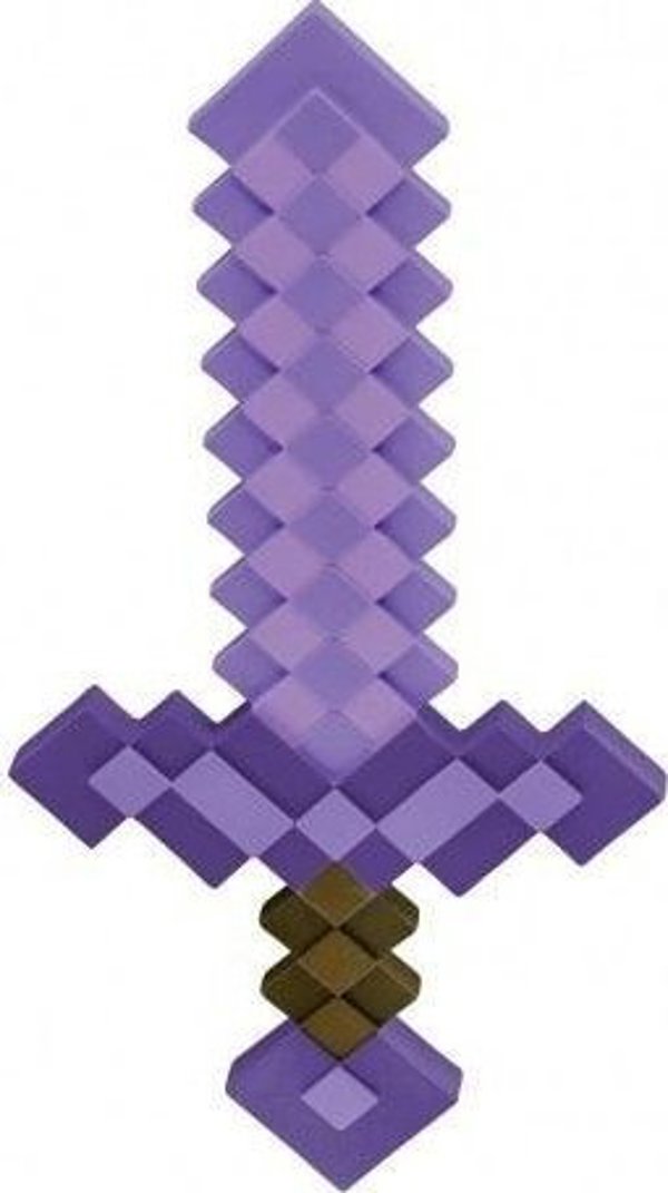 GoDan Παιδικό Σπαθί Minecraft Enchanted Purple, Πλαστικό, 51cm, Επίσημο Προϊόν
