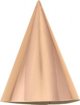 GoDan Καπέλα Πάρτι Χάρτινα Μεταλλικά Rose Gold 5τμχ - Universal Μέγεθος