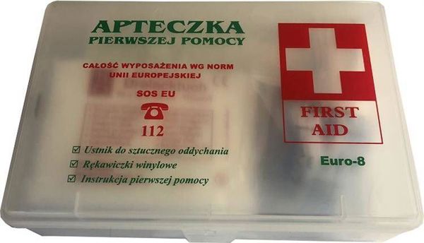 Godmar Κουτί Πρώτων Βοηθειών B-Euro-8 διαφανές
