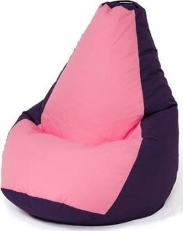 Go Gift Πουφ σάκος GRUSZA μωβ-ροζ XL 130x90